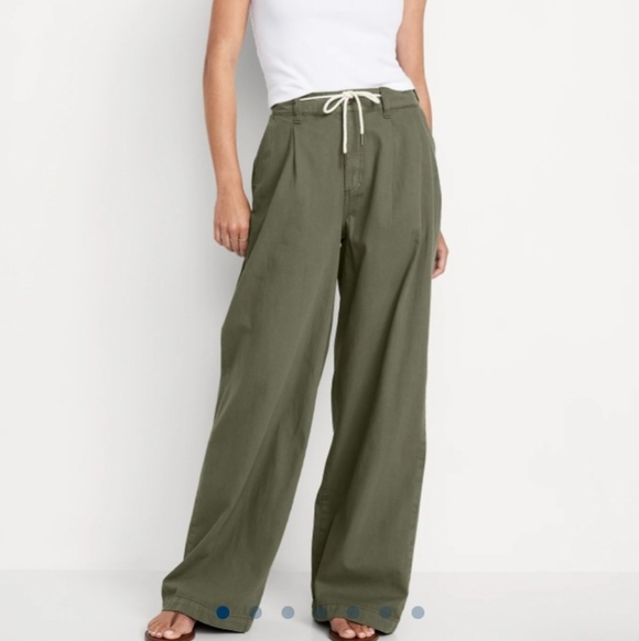 Old Navy Pants - Old Navy | High Waisted Super Wide Leg Drapery Jeans